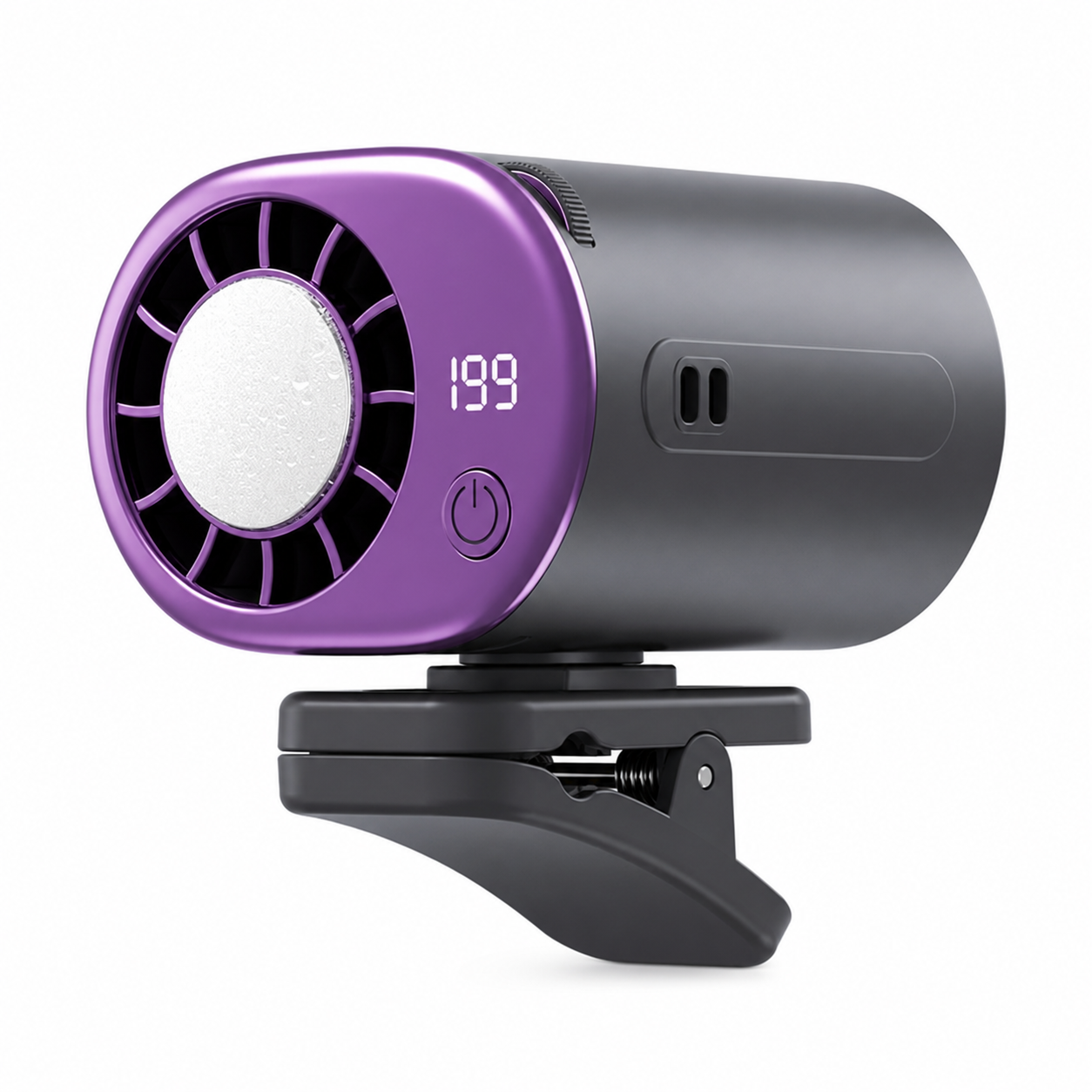 2026 New Model Cooling and Ice-Cooling Waist-Hanging Fan with Semiconductor, Portable, Clip-on Waist and Umbrella, Outdoor Cooling Fan