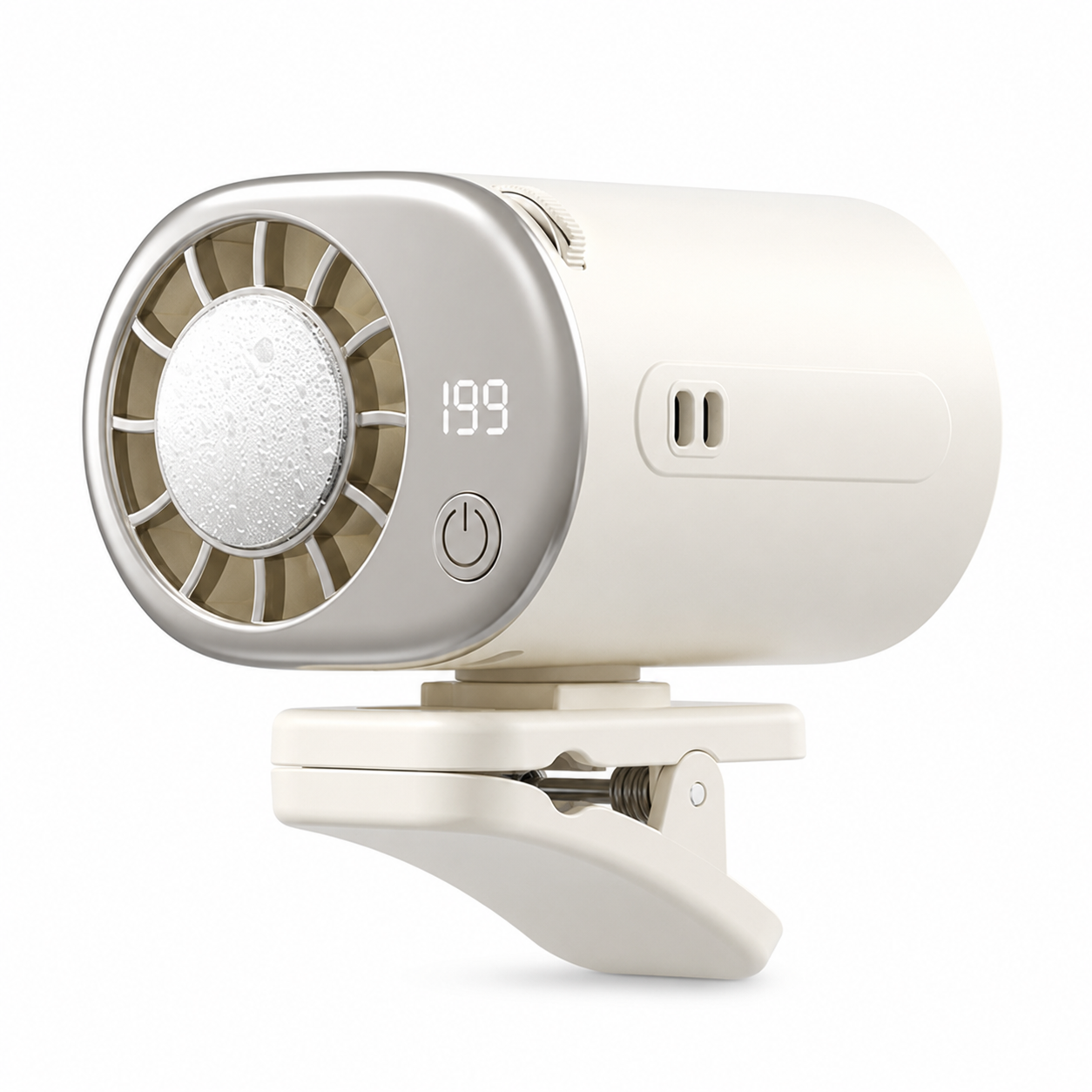 2026 New Model Cooling and Ice-Cooling Waist-Hanging Fan with Semiconductor, Portable, Clip-on Waist and Umbrella, Outdoor Cooling Fan